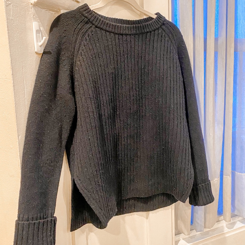 Everlane Wool & Cashmere Navy Sweater Size M - Picture 6 of 9